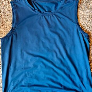 Elegant Teal Sleeveless Tank Top